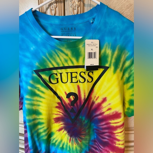 NWT Guess tie dye t shirt - Picture 3 of 3